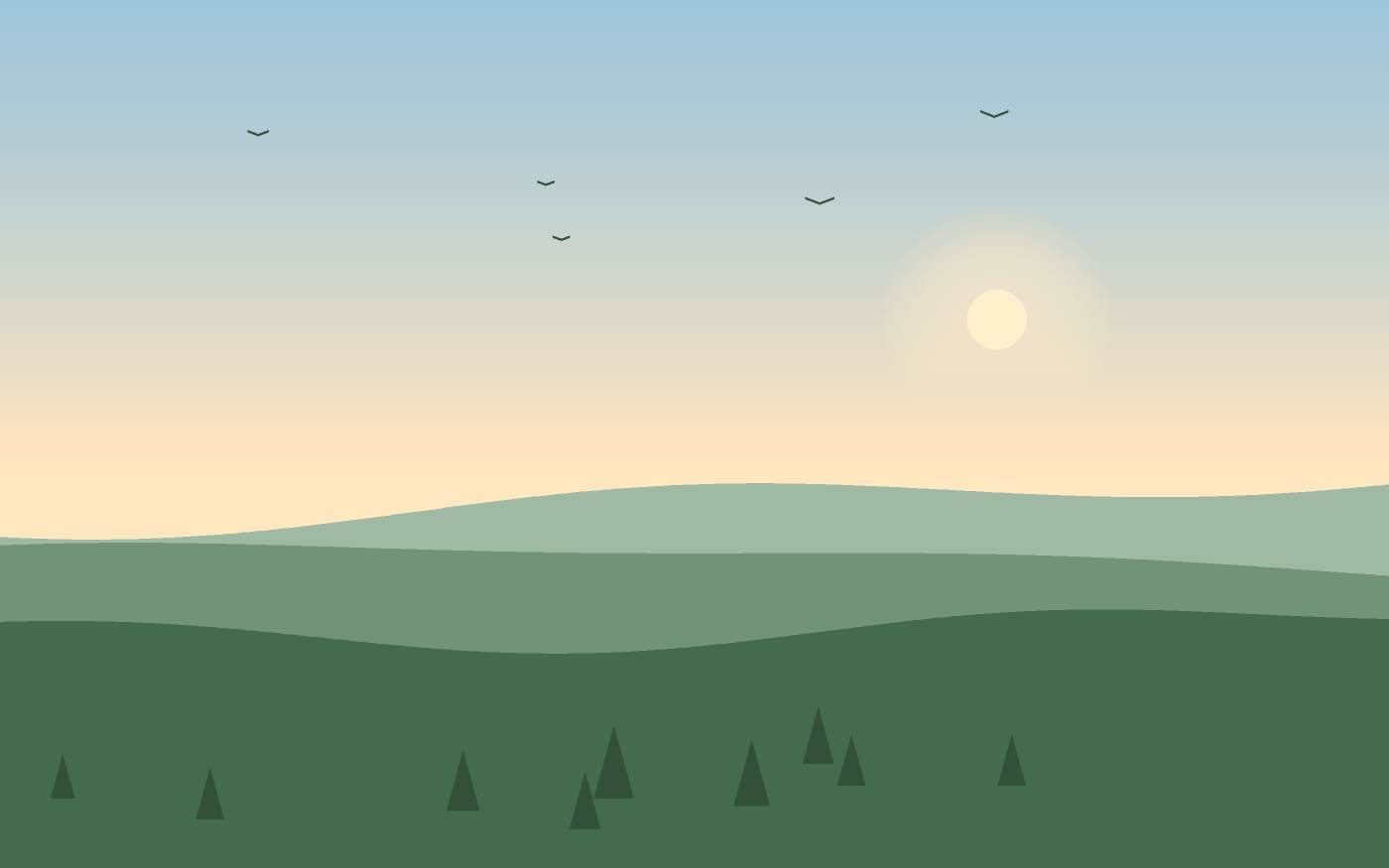 Landschaftsillustration