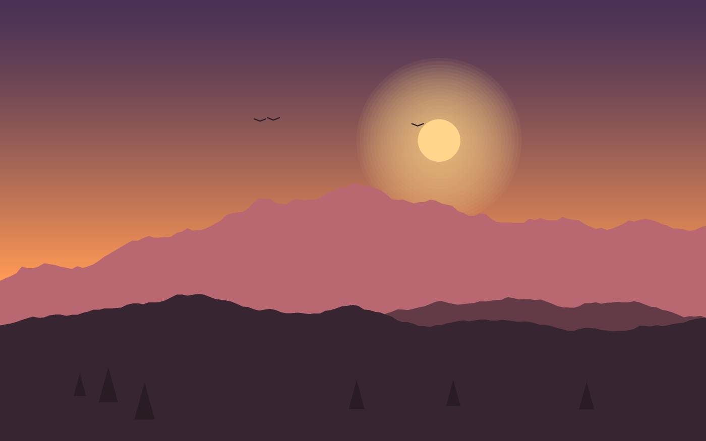 Landschaftsillustration