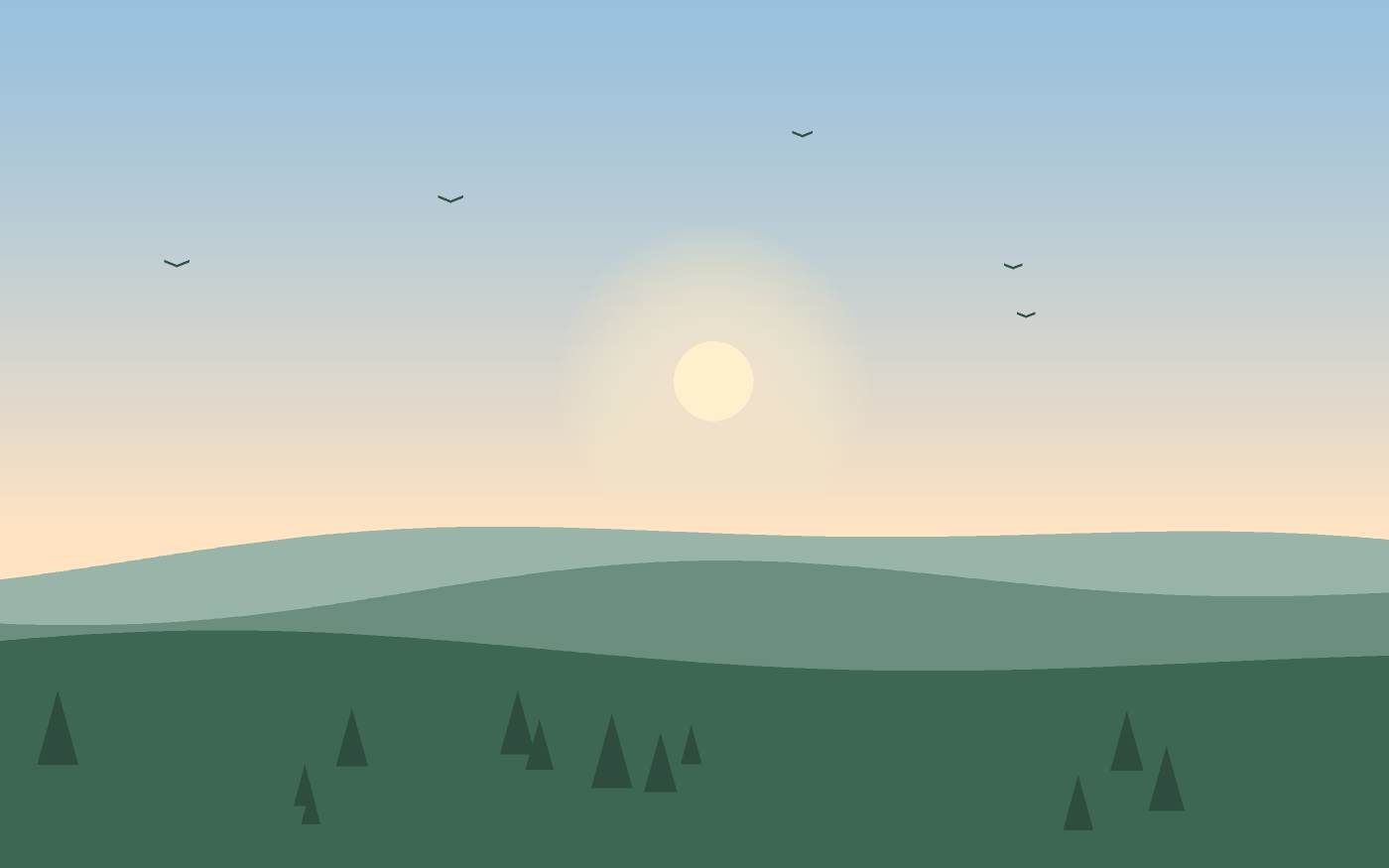 Landschaftsillustration
