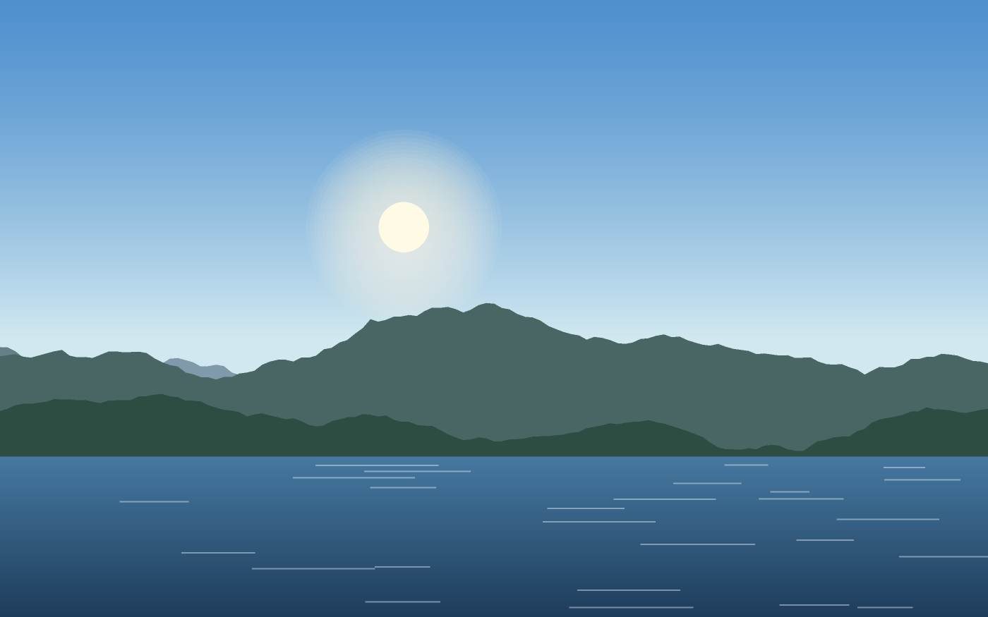 Landschapsillustratie