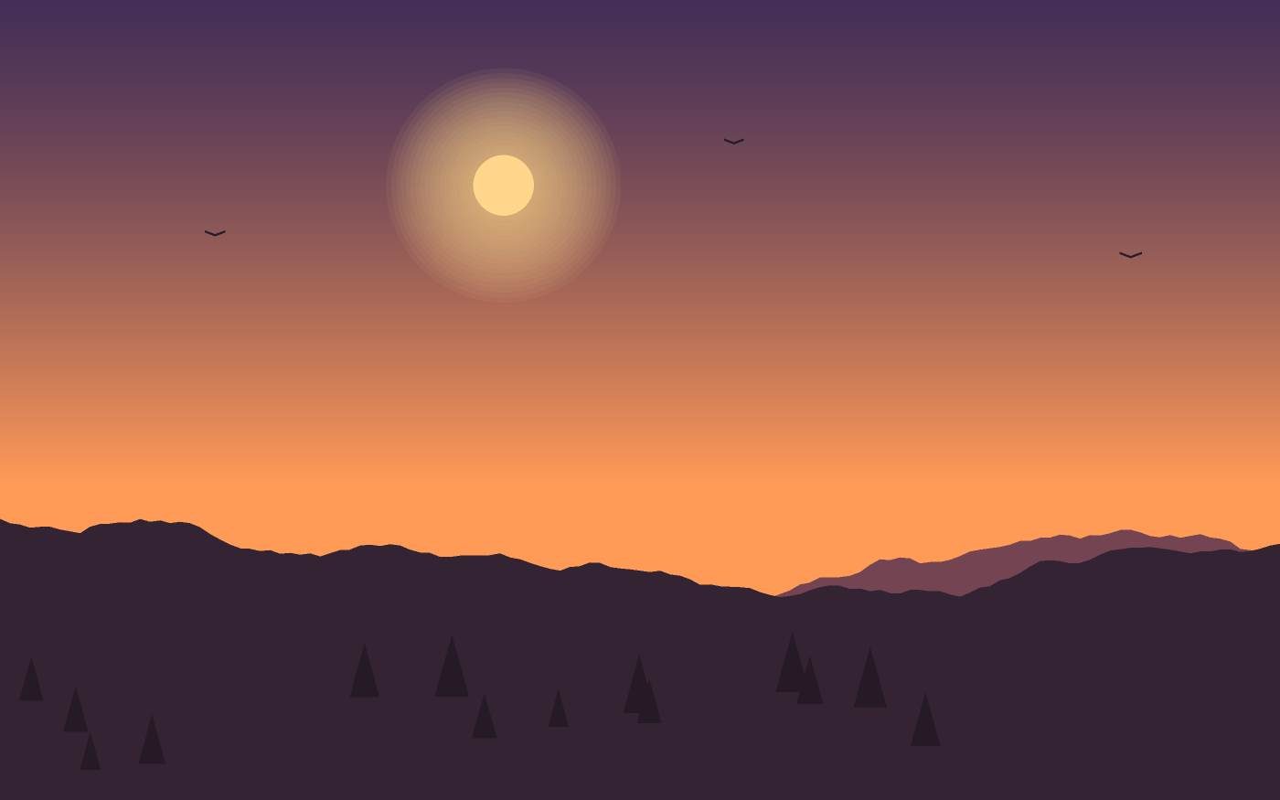 Landschaftsillustration