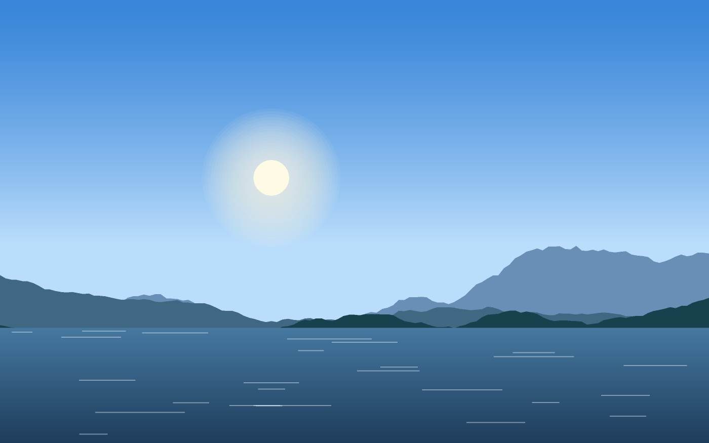 Landschaftsillustration