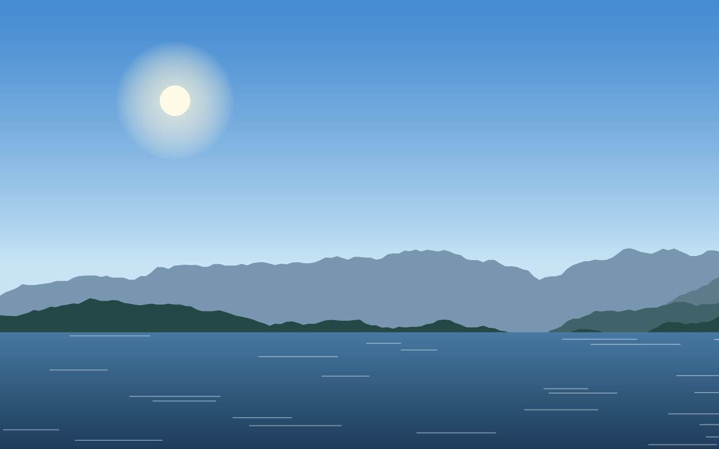 Landschaftsillustration