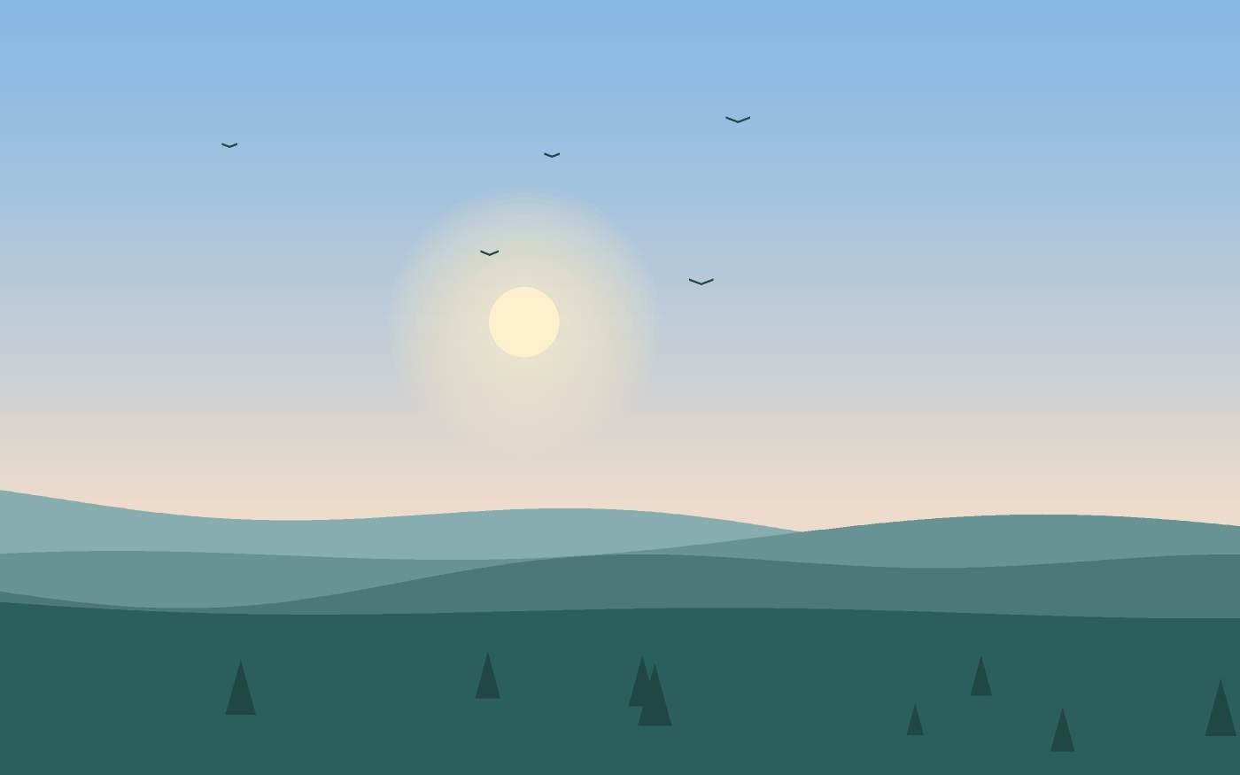 Ilustrace krajiny