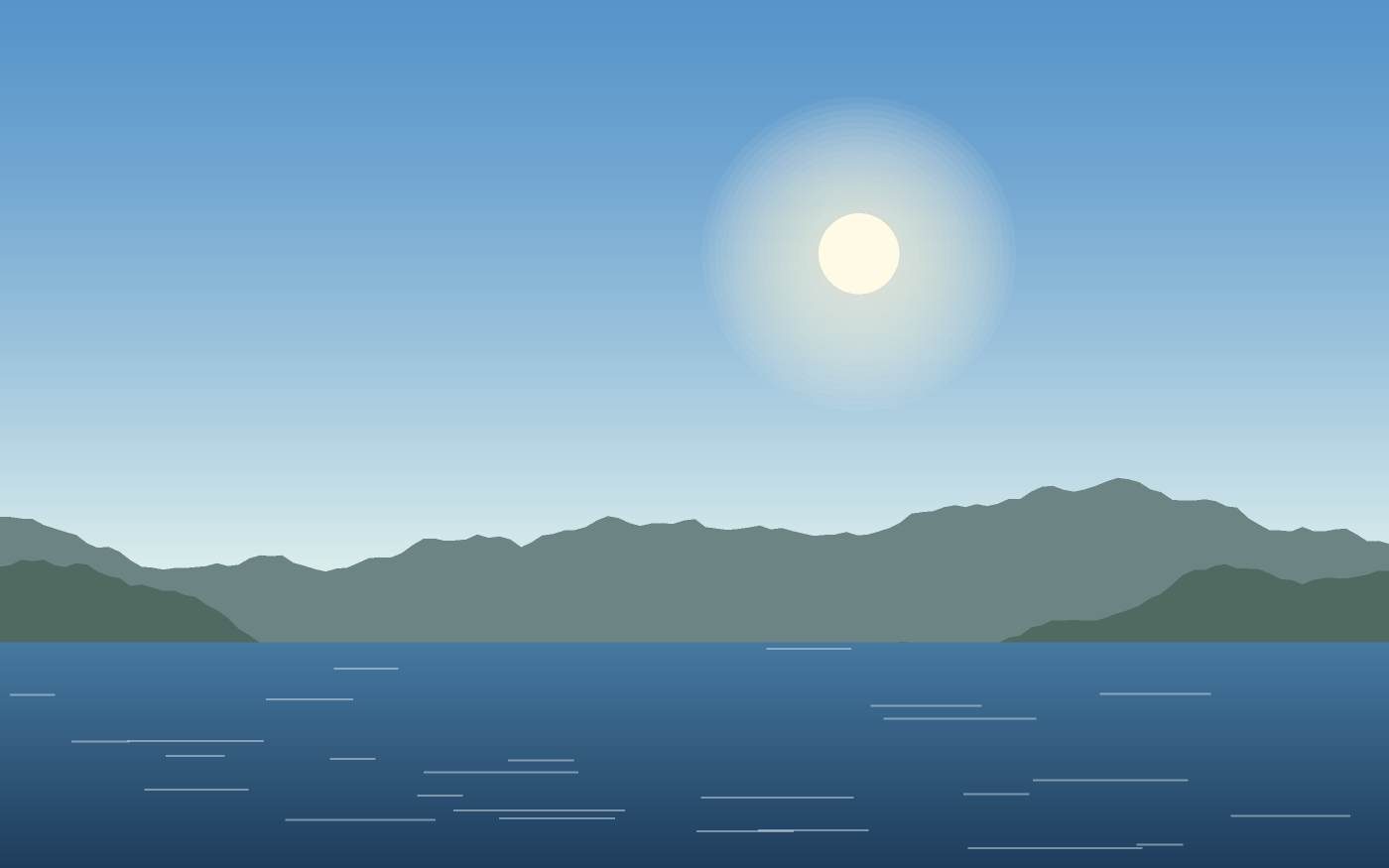 Ilustración de un paisaje