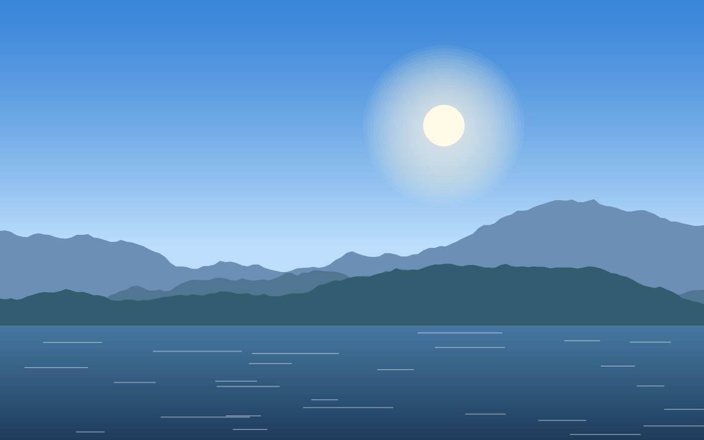 Ilustración de un paisaje