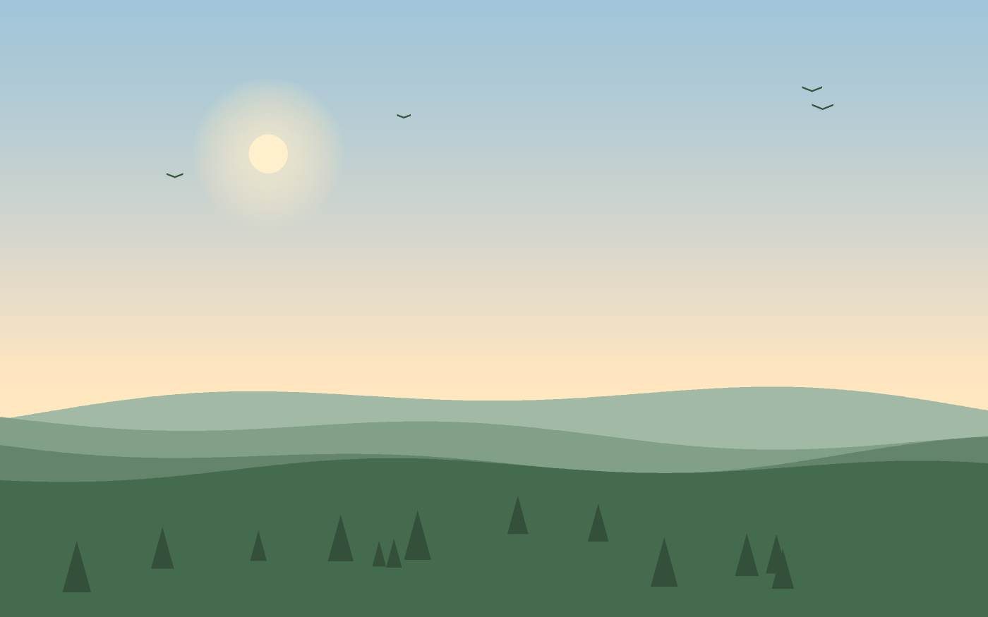 Ilustracja krajobrazu