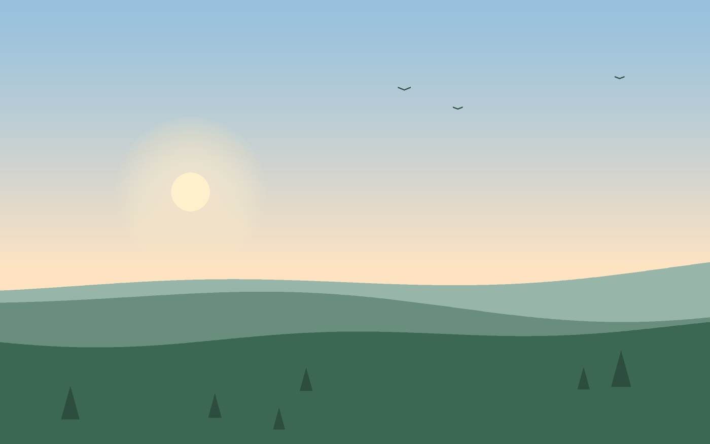 Ilustracja krajobrazu